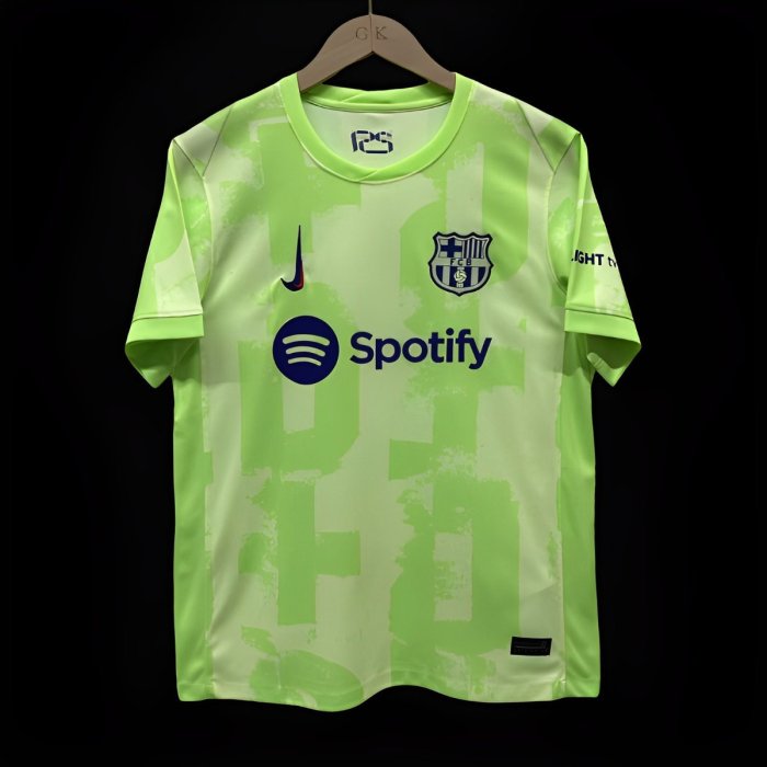 23/24 Barcelona Third Green Jersey