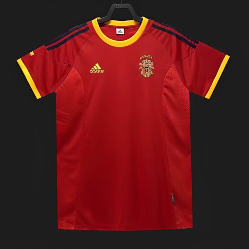 Retro 2002 Spain Home Jersey