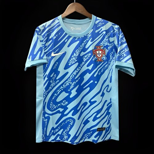 2024 Portugal Blue Pre-Match Jersey
