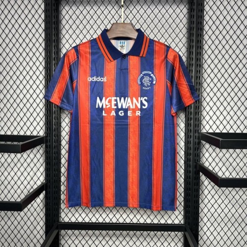 Retro 93/94 Glasgow Rangers Away Red Jersey