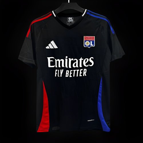 24/25 Olympique Lyonnais Away Black Jersey