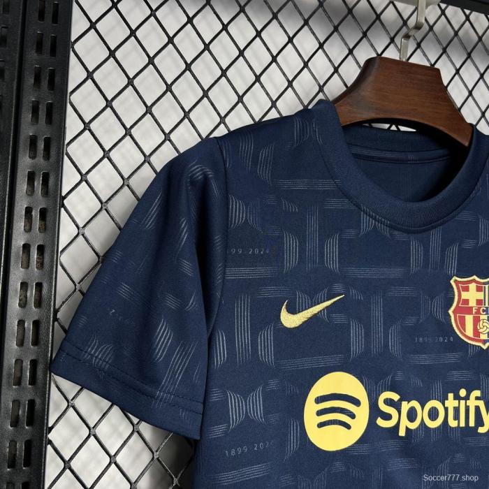 24/25 Kids Barcelona 125th Anniversary Navy Special Jersey