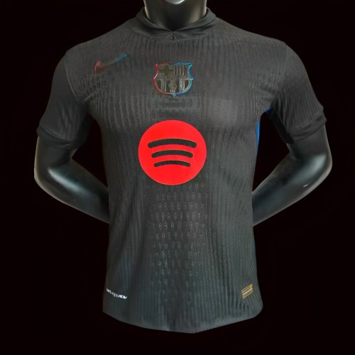 Player Version 24/25 Barcelona Away Black Jersey