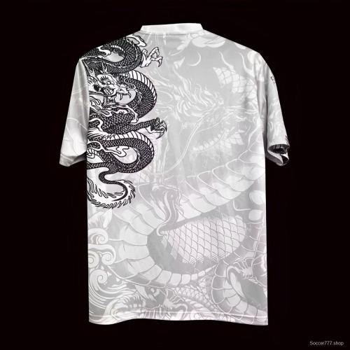24/25 Real Madrid Black/White Dragon Special Jersey