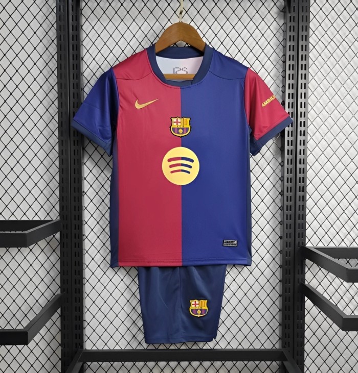 24/25 Kids Barcelona Home Jersey