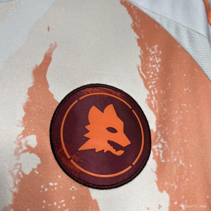 24/25 AS Roma Away White Jersey