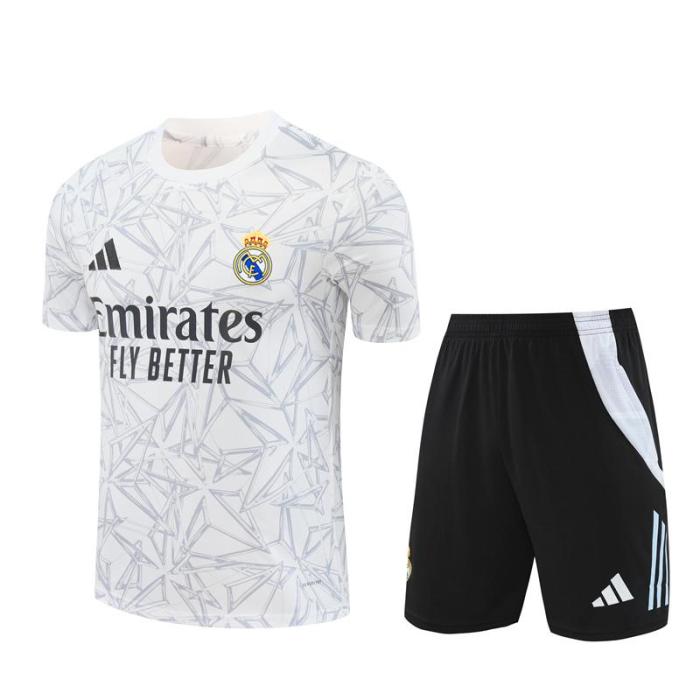 24/25 Real Madrid White Special Short Sleeve Jersey+Shorts