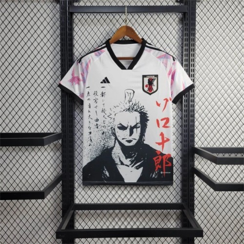 2022 Japan Away White Otaku Zoro Roronoa Jersey