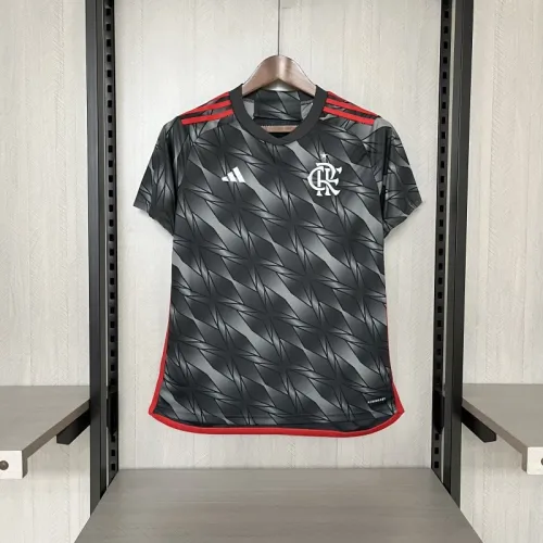 24/25 Womens Flamengo Third Black Jersey  NO Sponsor