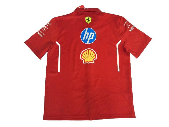 Scuderia Ferrari 2025 Team Short Sleeve Shirt - F1 Racing Style