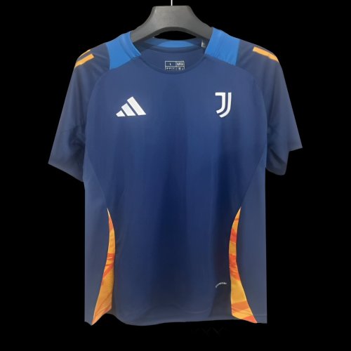 24/25 Juventus Blue/Orange Pre-Match Jersey