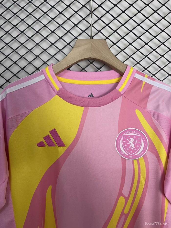 2025 Scotland Away Pink Jersey