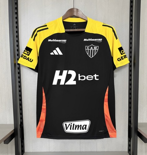 25/26 Atlético Mineiro Training Jersey All Sponsor Yellow Jersey S-XXXXL