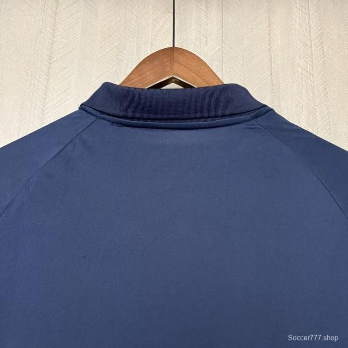 25/26 Flamengo Dark Blue POLO Jersey S-XXXXL