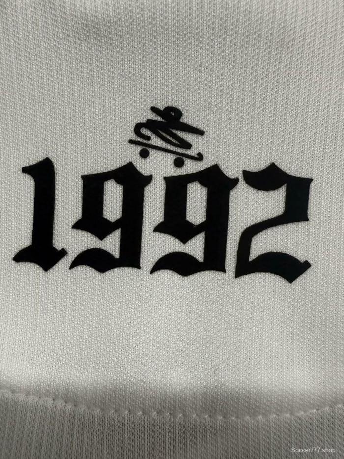 Retro 92/93 Santos Home Jersey