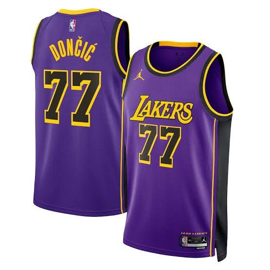 2025 NBA Los Angeles Lakers Purple Luka Doncic Jersey