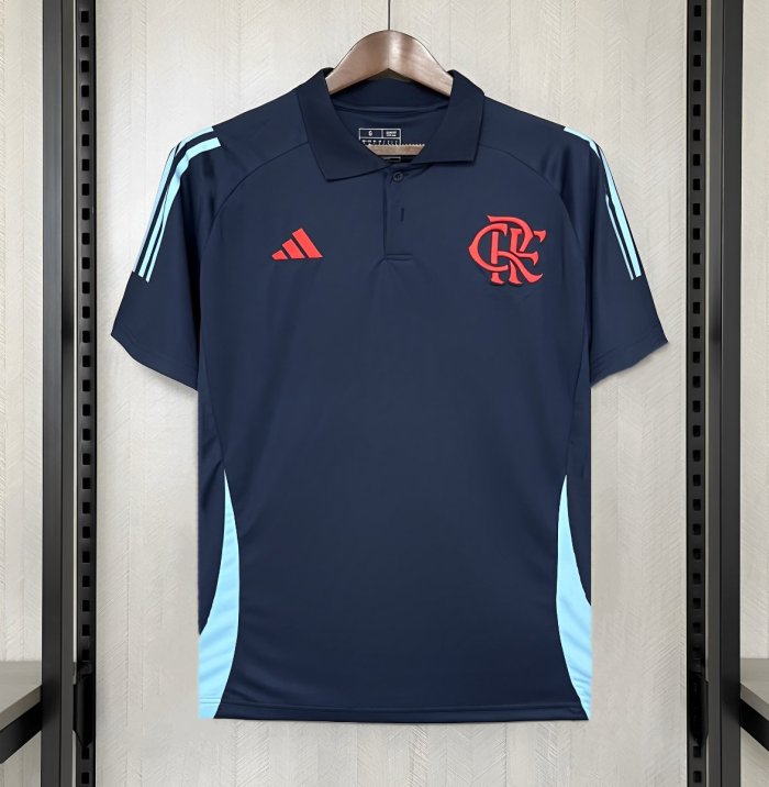 25/26 Flamengo Dark Blue POLO Jersey S-XXXXL