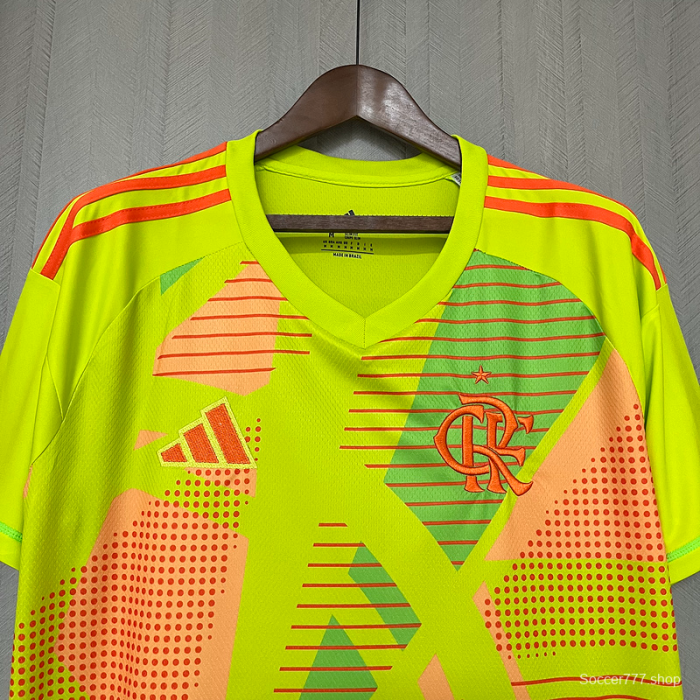 25/26 Flamengo Goalkeeper Fluorescent Green Jersey S-XXXXL