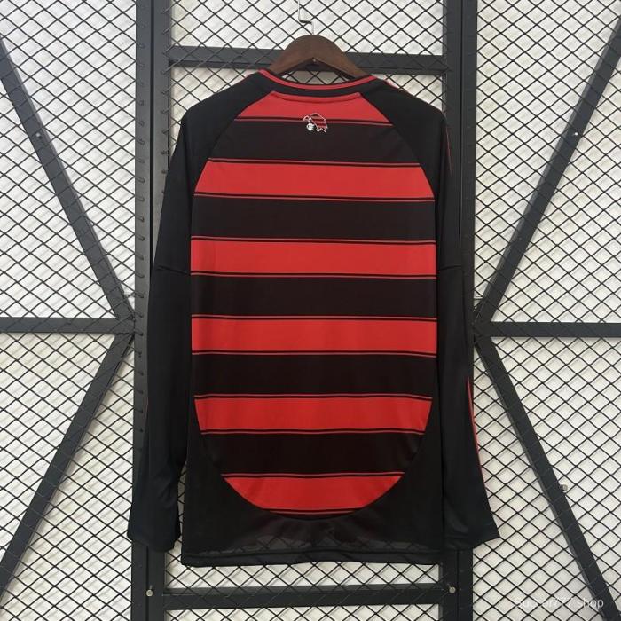 25/26 Long Sleeve Flamengo Home Jersey
