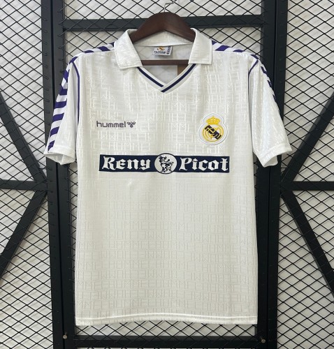 89/90 Retro Real Madrid Home Jersey