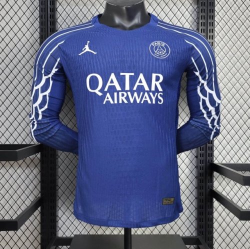 24/25 Player Version PSG Forth Blue Long Sleeve Jersey