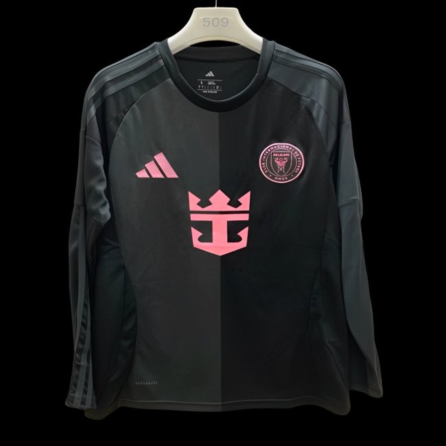 25/26 Inter Miami Away Black Long Sleeve Jersey