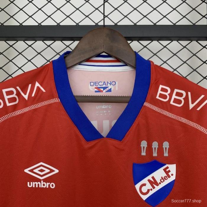 25/26 Uruguayan  Atlético Nacional Red Jersey