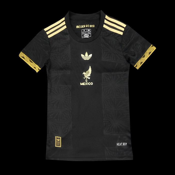 Women 2025 Mexico Gold Cup Black Special Jersey