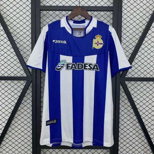 03/04 Retro Deportivo La Coruna Home Jersey