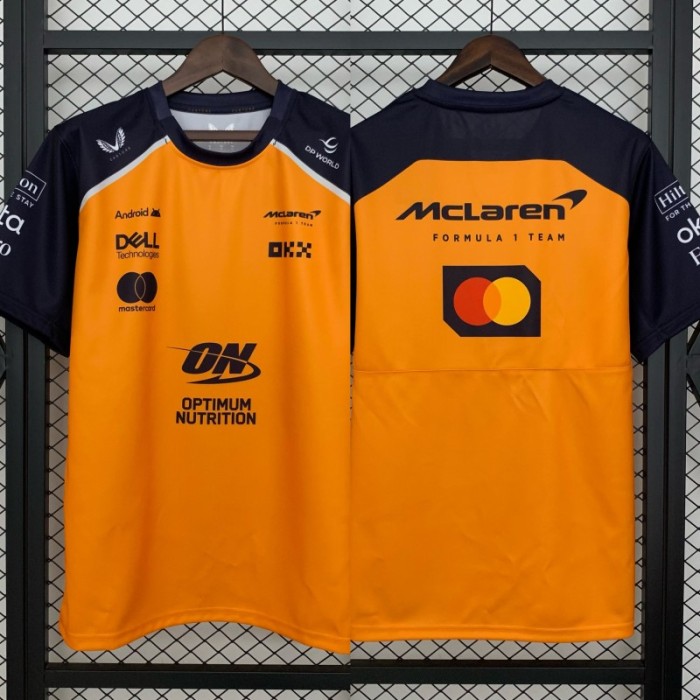 2025 F1 Formula Orange/Black Mclaren T-Shirt