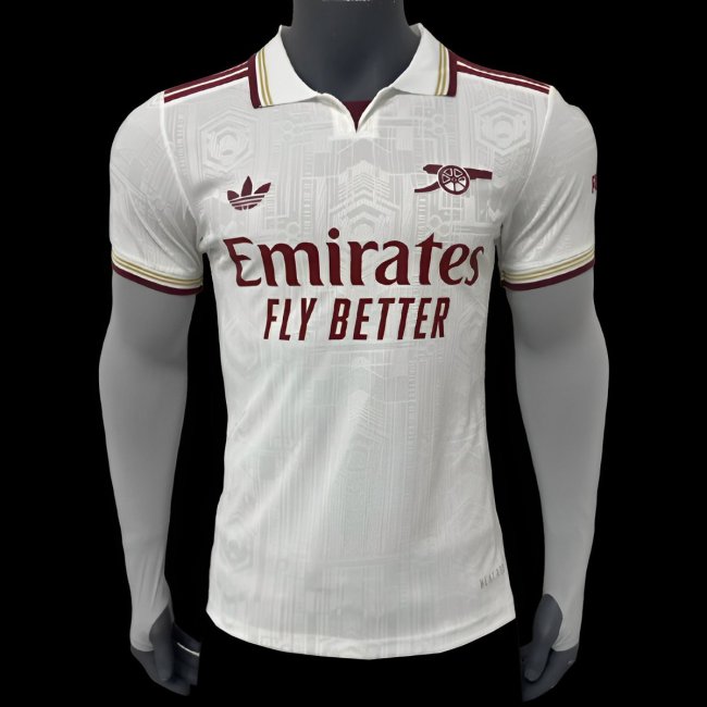 Player Version 25/26 Arsenal Away White Jersey