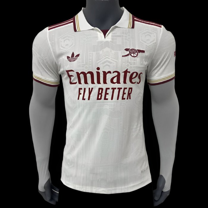 Player Version 25/26 Arsenal Away White Jersey