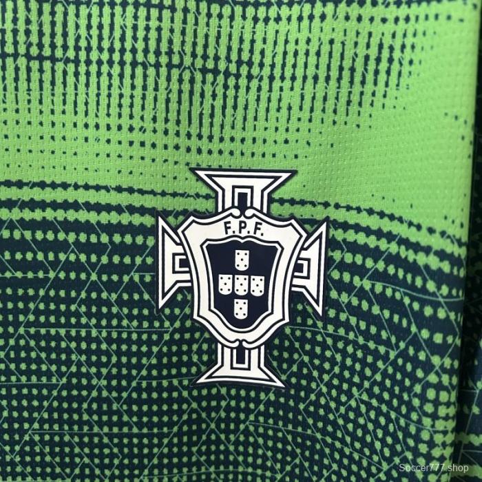 2025 Portugal E-sports Home Green Jersey