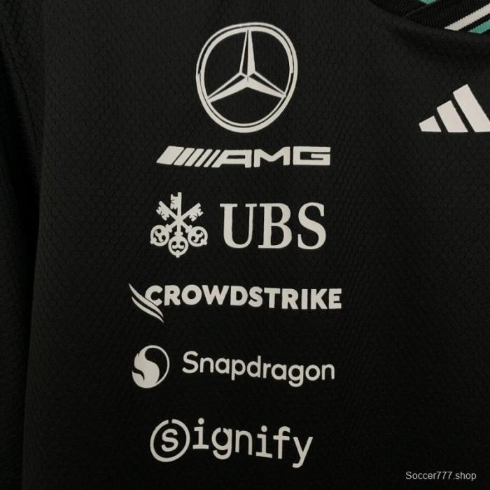 2025 F1 Formula AMG Black T-Shirt