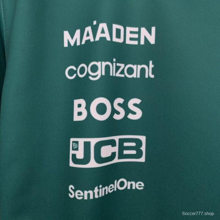 2025 F1 Formula Aston Martin Green ARAMCO #14 T-Shirt