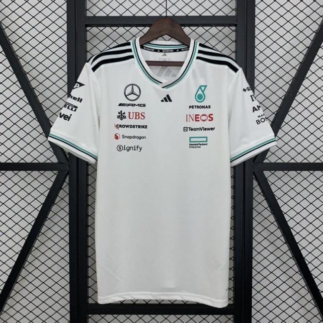 2025 F1 Formula AMG White T-Shirt