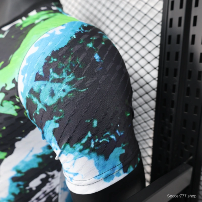 25/26 Player Version Real Madrid Black Splash Art Special Edition Jersey