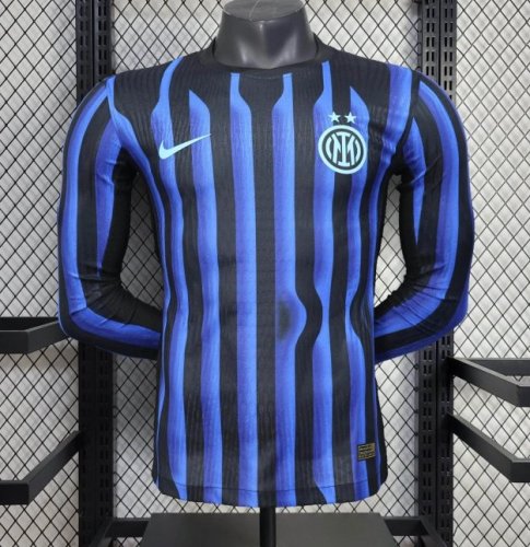 25/26 Player Version Inter Milan Home Long Sleeve Jersey