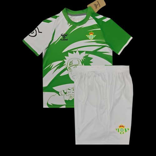 25/26 Kids Real Betis Naruto Inspired Jersey