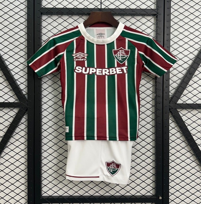 25/26 Kids Fluminense Home Size 16-28 Jersey