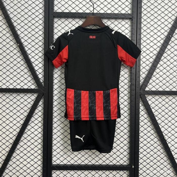 25/26 Kids AC Milan Home Size 16-28 Jersey
