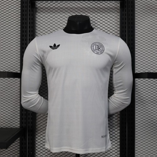 Player Version 2025 Germany Home Long Sleeve 125Th Anniversary Jersey