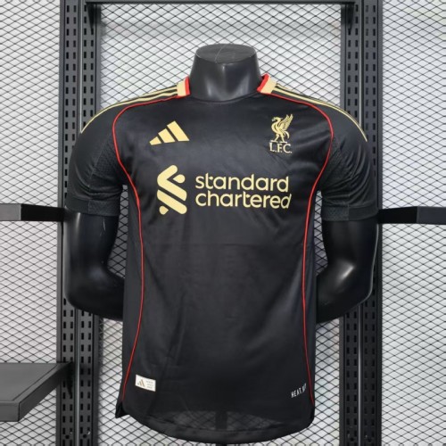 Player Version 25/26 Liverpool Third Black Jersey