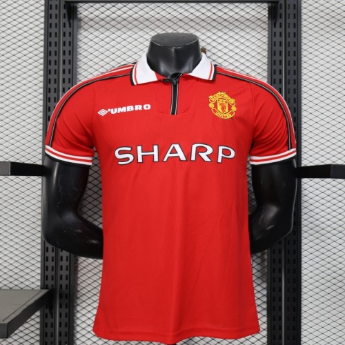 Player Version 98/99 Manchester United Home Jersey