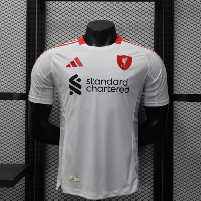 Player Version 25/26 Liverpool Away White Jersey