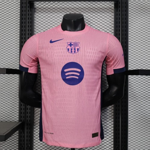 Player Version 25/26 FC Barcelona 125Th Anniversary Special Pink with Spotify Sponsor Jersey
