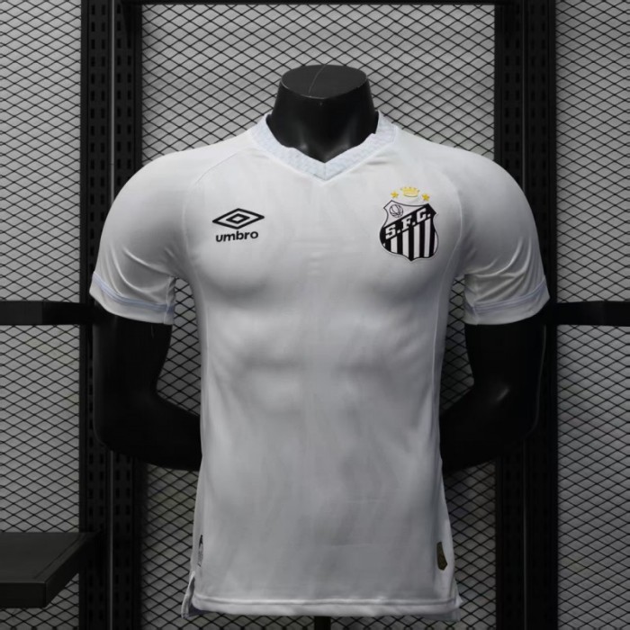 Player Version 25/26 Santos Home Jersey Without Sponsors