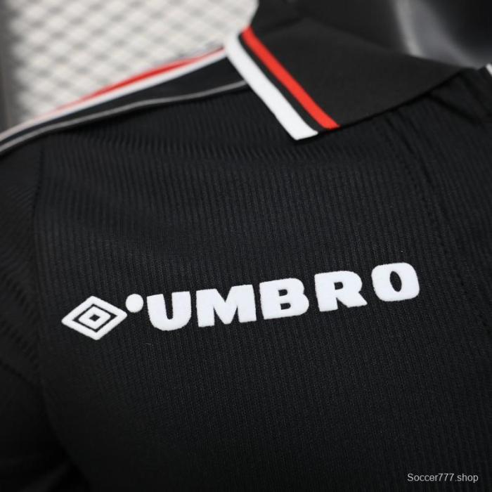 Player Version 98/99 Manchester United Third Black Jersey