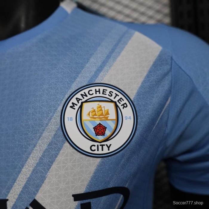 Player Version 25/26 Manchester City Home Jersey