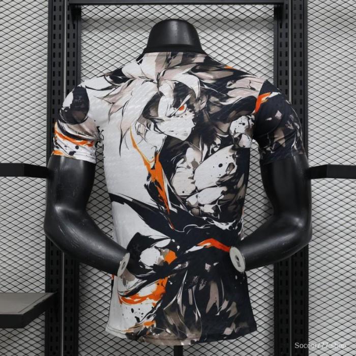 Player Version 2025 Japan White with Abstract Ink Splash Jersey